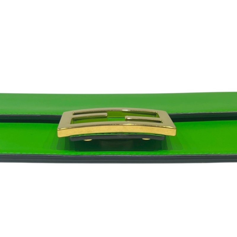 【美收精品】FENDI綠色肩背包 4-346-6