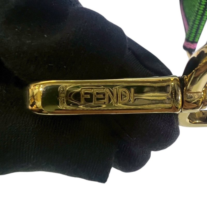 【美收精品】FENDI綠色肩背包 4-346-15