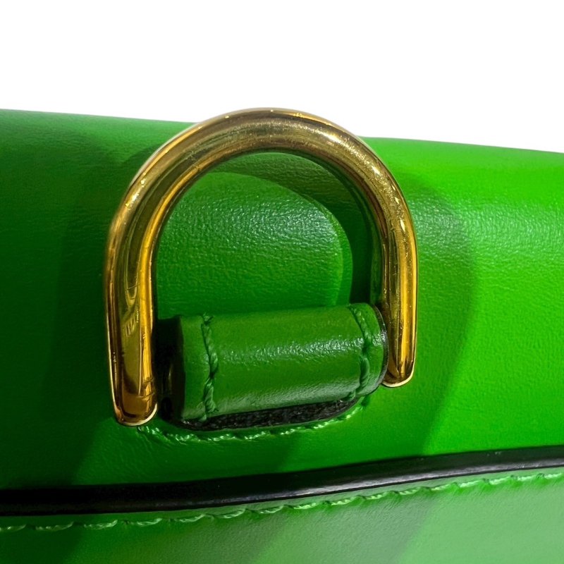 【美收精品】FENDI綠色肩背包 4-346-19