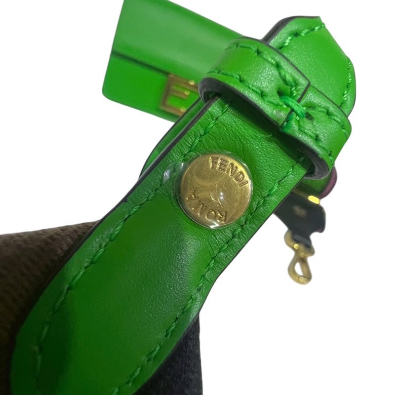 【美收精品】FENDI綠色肩背包 4-346-23
