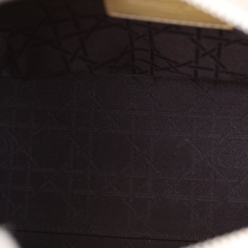 DIOR Lady戴妃包五格黃色漆皮銀扣2012肩背包-3