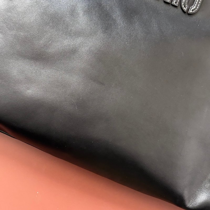 ::miumiu:: IVY 黑色皮革手袋 肩背包-8