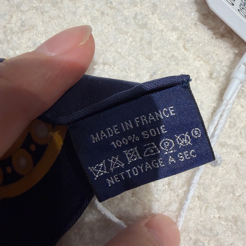 Hermes 心形輓具絲巾 🩵全新💙-6