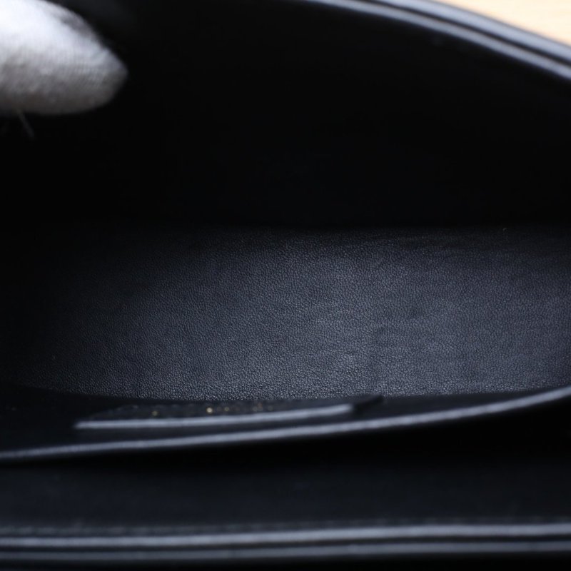 DIOR 30Montaigne蒙田Box黑色牛皮/油蠟皮金扣2019肩背包-2