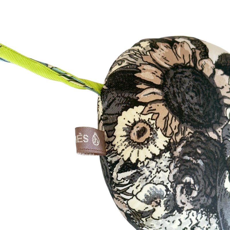 HERMES petit H 絲質 掛飾-6