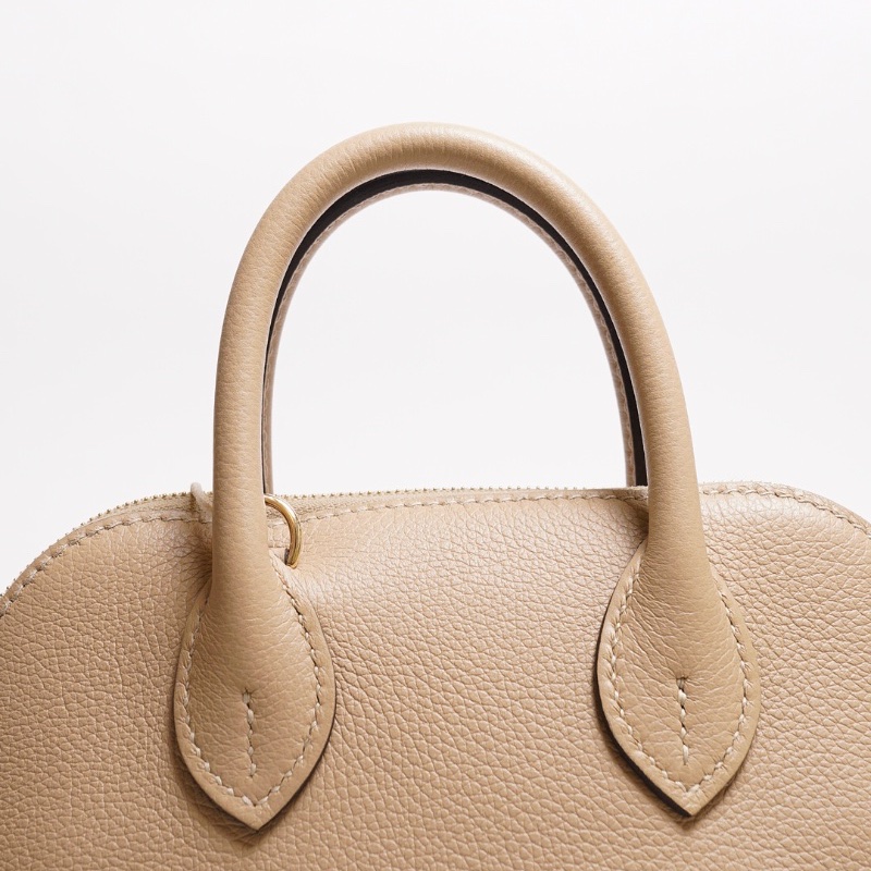 HERMES Mini bolide - 風衣灰香檳金-8