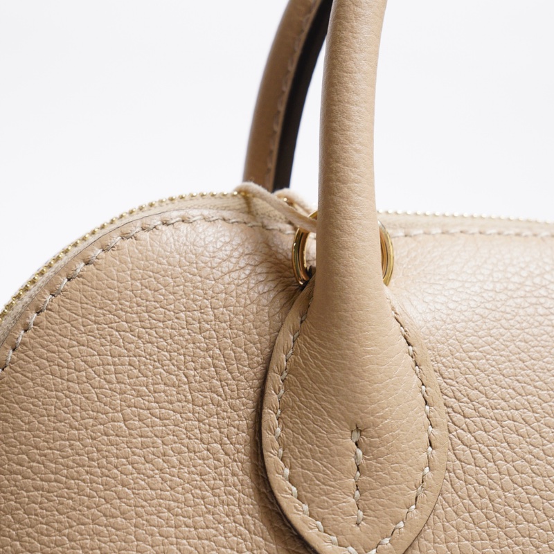 HERMES Mini bolide - 風衣灰香檳金-10