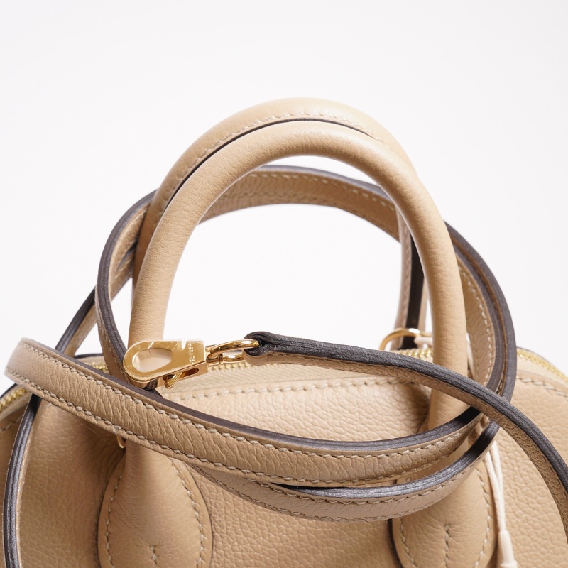 HERMES Mini bolide - 風衣灰香檳金-13