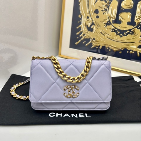 【99❤️】Chanel 19bag woc 手提單肩斜挎鏈條包