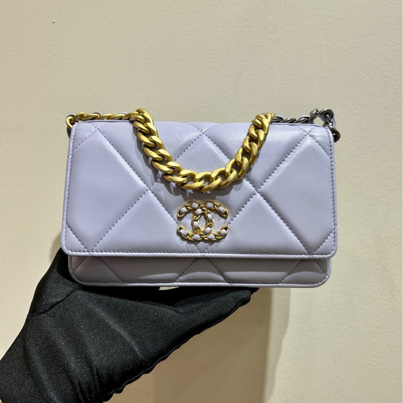 【99❤️】Chanel 19bag woc 手提單肩斜挎鏈條包-1