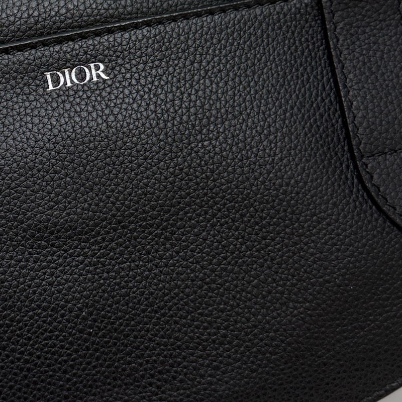 DIOR 迪奧 Saddle 黑色粒面 南柱赫 馬鞍包 胸包 腰包 肩背包 側背包 斜背包-47