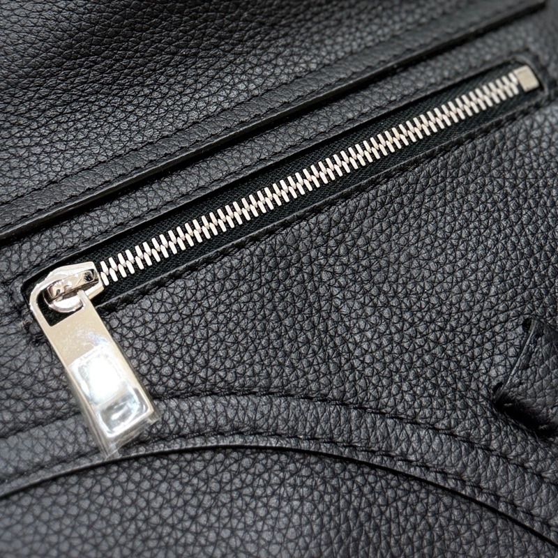 DIOR 迪奧 Saddle 黑色粒面 南柱赫 馬鞍包 胸包 腰包 肩背包 側背包 斜背包-53