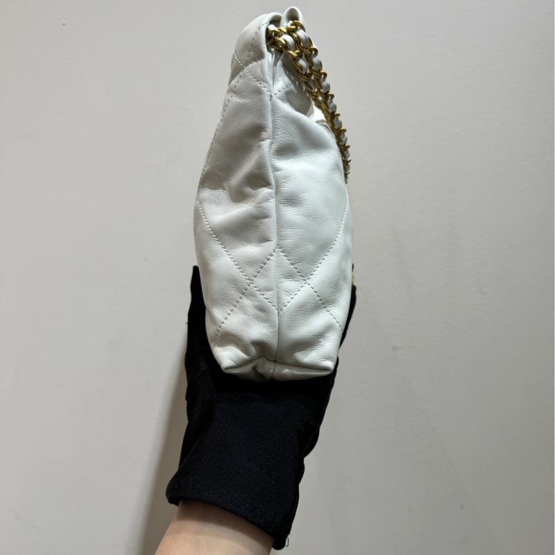 【99❤️】Chanel 白金22bag mini小垃圾袋 購物袋單肩斜挎包-4