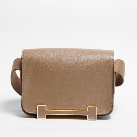 HERMES Geta 木屐包 - 灰金 B