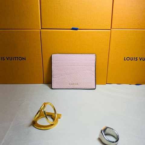 💯CP值 Gucci 古馳 素面3卡名片夾 卡夾