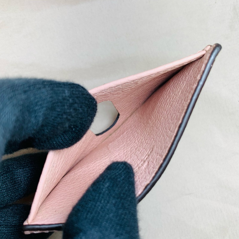 💯CP值 Gucci 古馳 素面3卡名片夾 卡夾-5