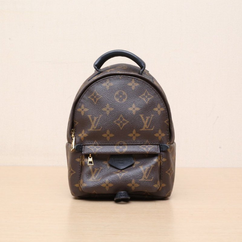 LOUIS VUITTON PalmSprings小書包Mini17老花PVC2016肩背包-1