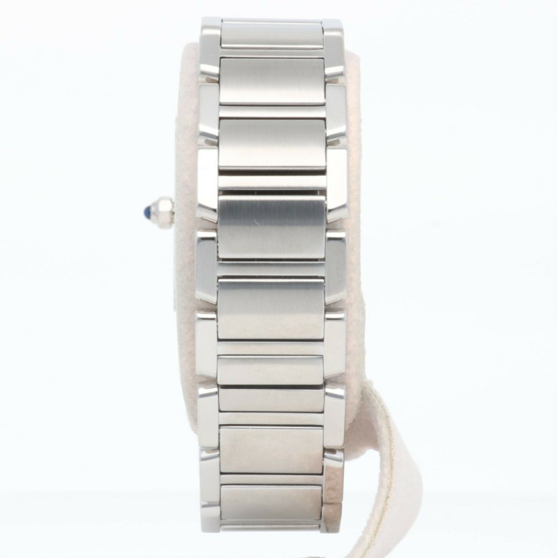 卡地亞 Tank Française SM 女士腕錶,不鏽鋼材質,型號 3217,石英機芯,翻新款,卡地亞-5