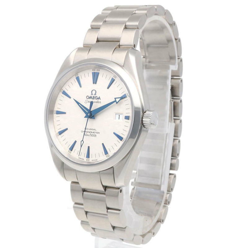 歐米茄海馬系列150公尺男士不鏽鋼腕錶25033300自動機械錶,已翻新,80690XXX-2