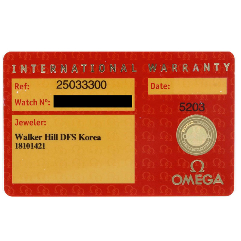 歐米茄海馬系列150公尺男士不鏽鋼腕錶25033300自動機械錶,已翻新,80690XXX-9