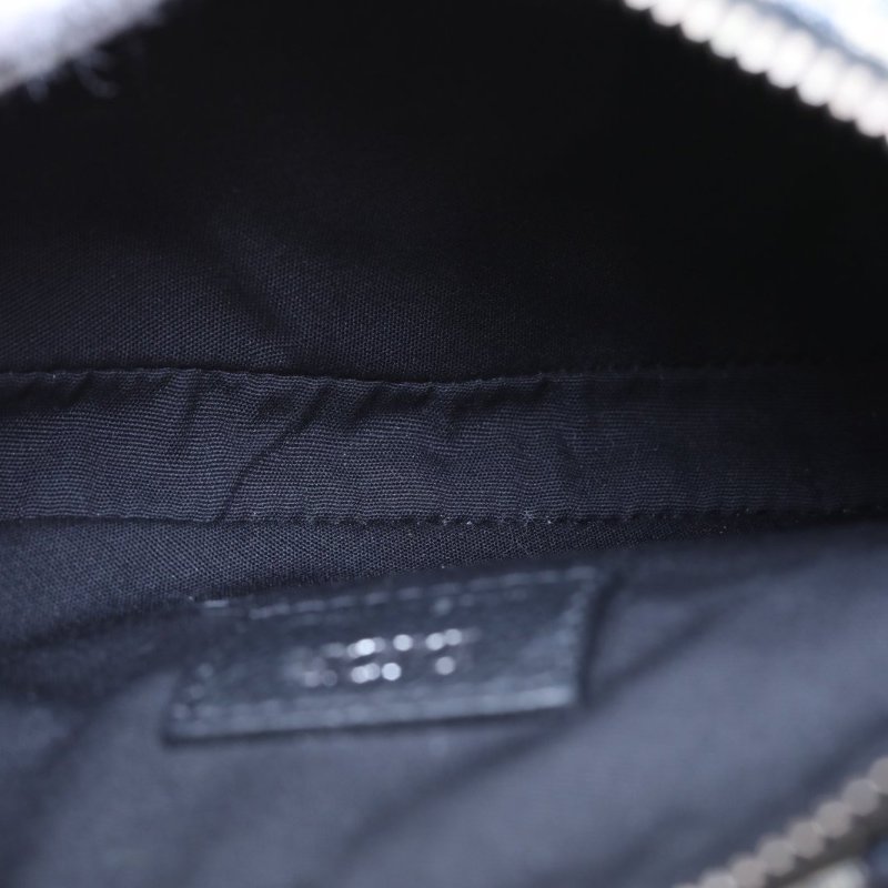 DIOR SADDLE馬鞍胸包藍色帆布銀扣2022Oblique印花肩背包-2