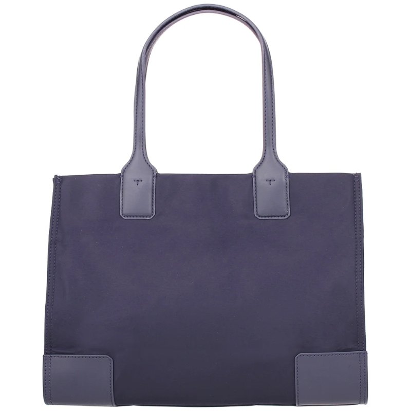 【TORY BURCH】雙T-LOGO尼龍肩背包-深藍色-1