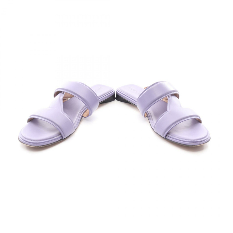 BOTTEGA VENETA 涼鞋 #37 平底鞋 651374 皮革 紫色 二手 女款-2