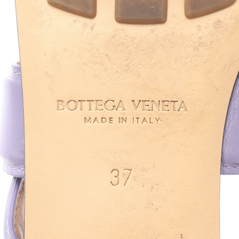 BOTTEGA VENETA 涼鞋 #37 平底鞋 651374 皮革 紫色 二手 女款-5