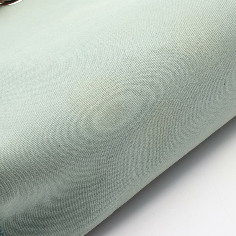 愛馬仕 Herbag Zip PM 單肩手提包，Toile officier 帆布皮革，綠色，二手-10