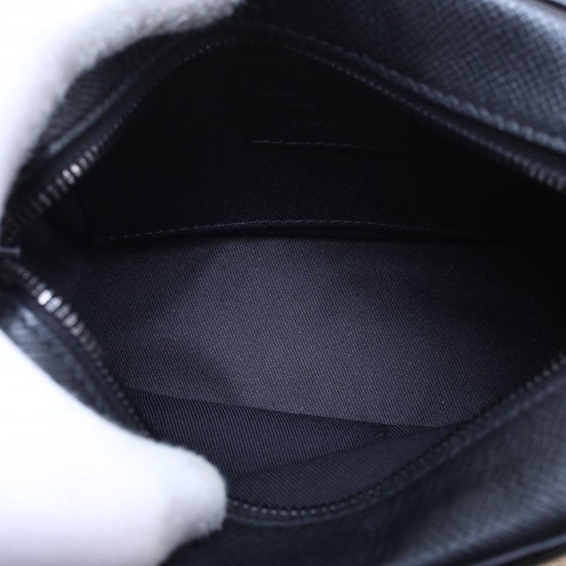 LOUIS VUITTON SoftTrunk軟盒子包迷你18.5黑色PVC2019彩虹系列肩背包-2