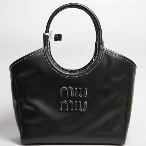 Miu Miu Ivy手提托特包 - 小號黑