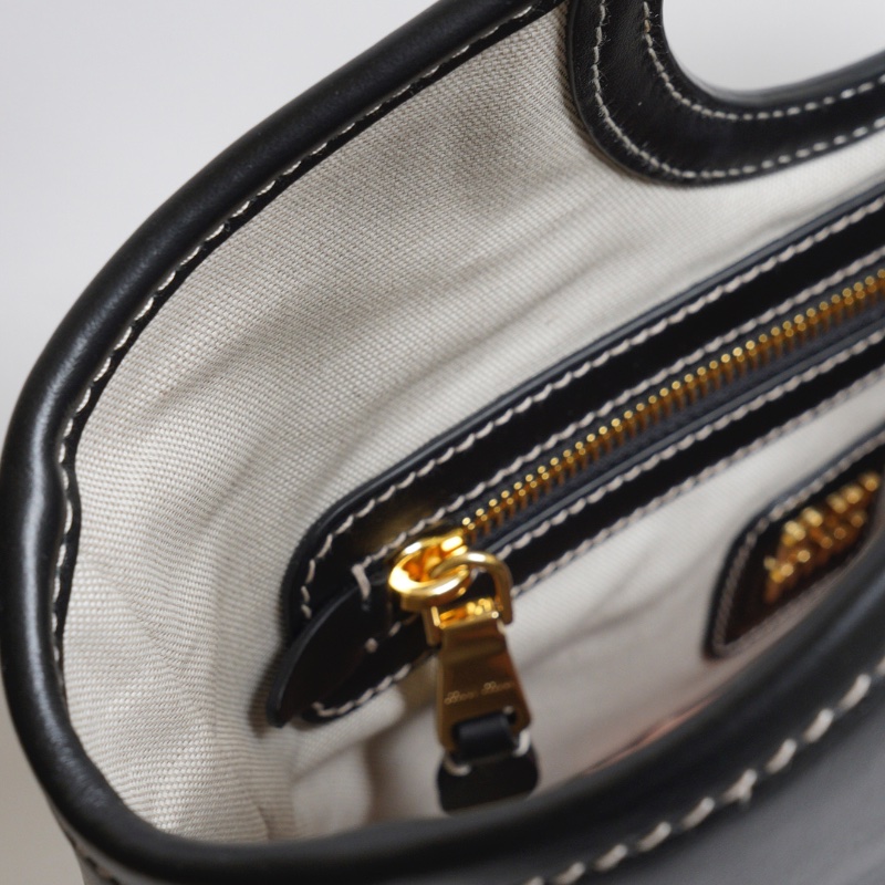 Miu Miu Ivy手提托特包 - 小號黑-12