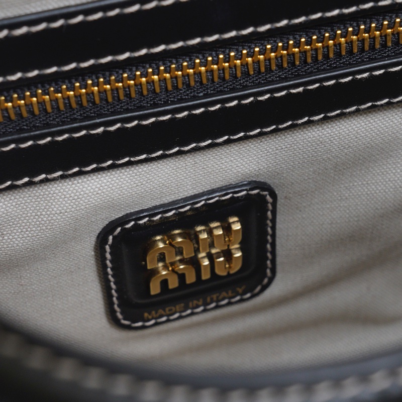 Miu Miu Ivy手提托特包 - 小號黑-14