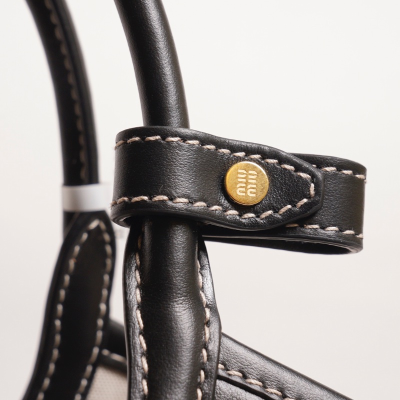 Miu Miu Ivy手提托特包 - 小號黑-19