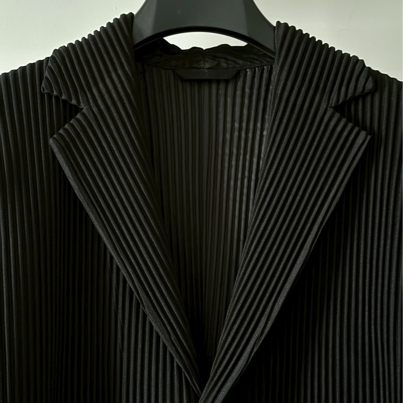 Homme plisse 黑色西裝外套-2