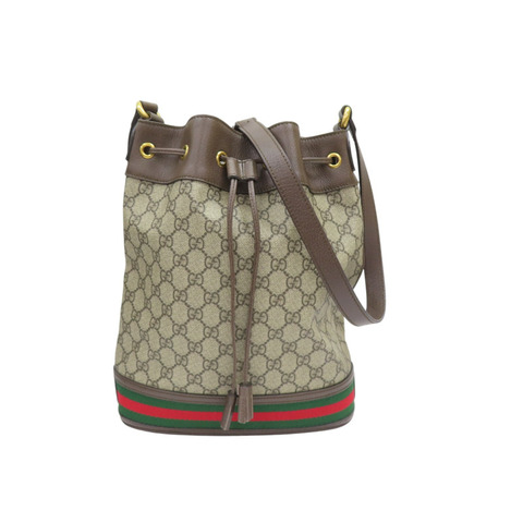 米色 GG Supreme 帆布 Ophidia 肩背包 水桶包 540457【GUCCI 古馳】 540457
