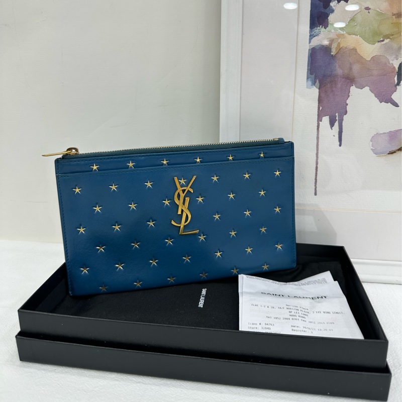 ysl聖羅蘭kate系列手拿包 有購證-0