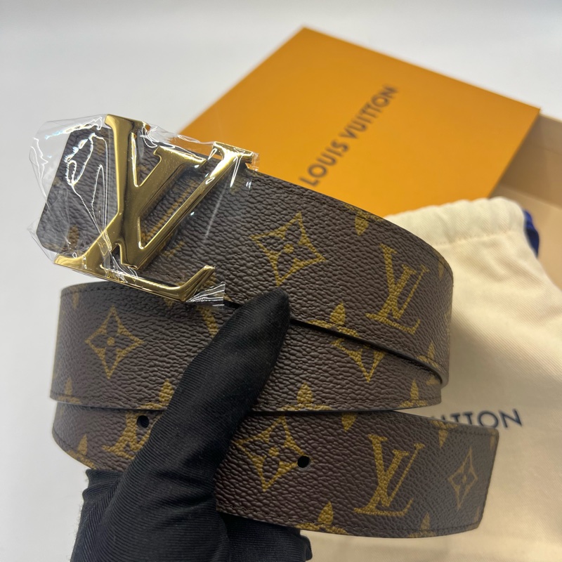 LV路易威登老花金扣腰带-0