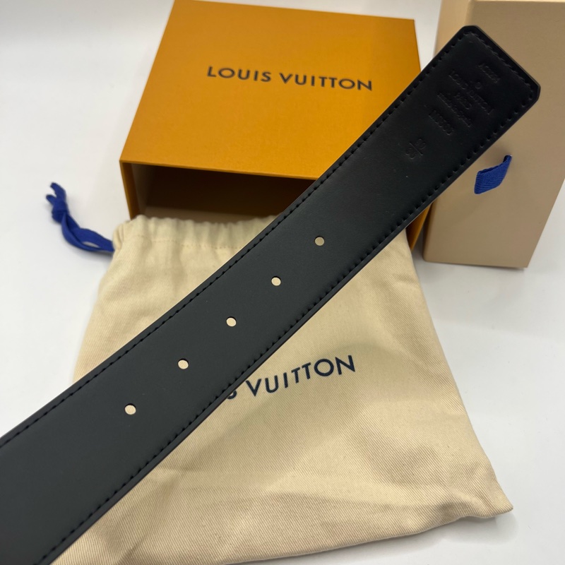 LV路易威登老花金扣腰带-7