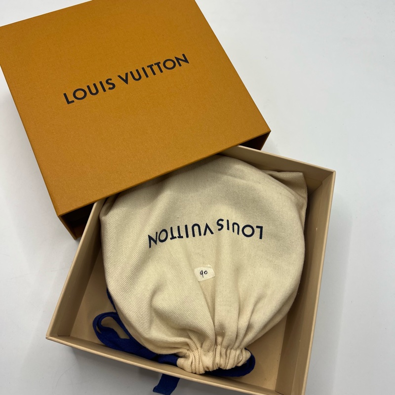 LV路易威登老花金扣腰带-8