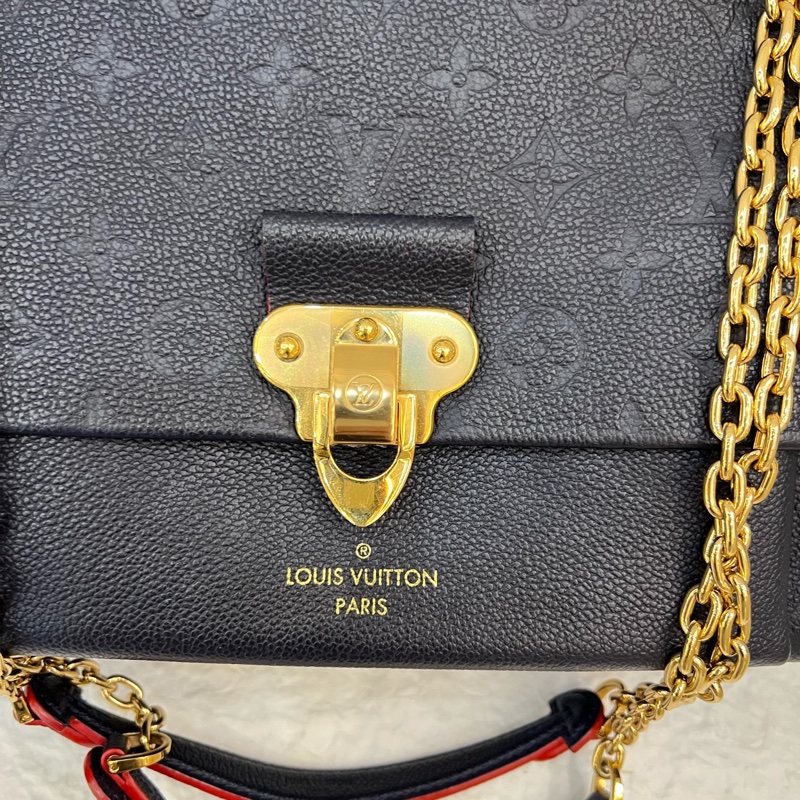 99新 LV vavin小號深藍色全皮-4