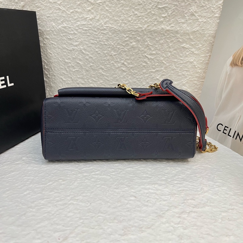 99新 LV vavin小號深藍色全皮-12