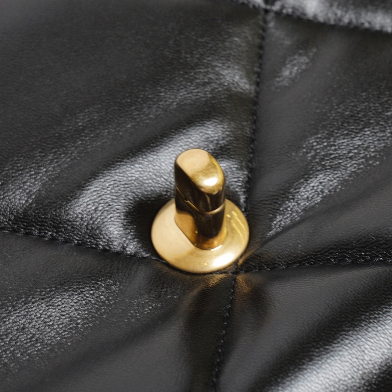 CHANEL 19 Bag 菱格紋羊皮手提肩背包 26 - 黑金-22