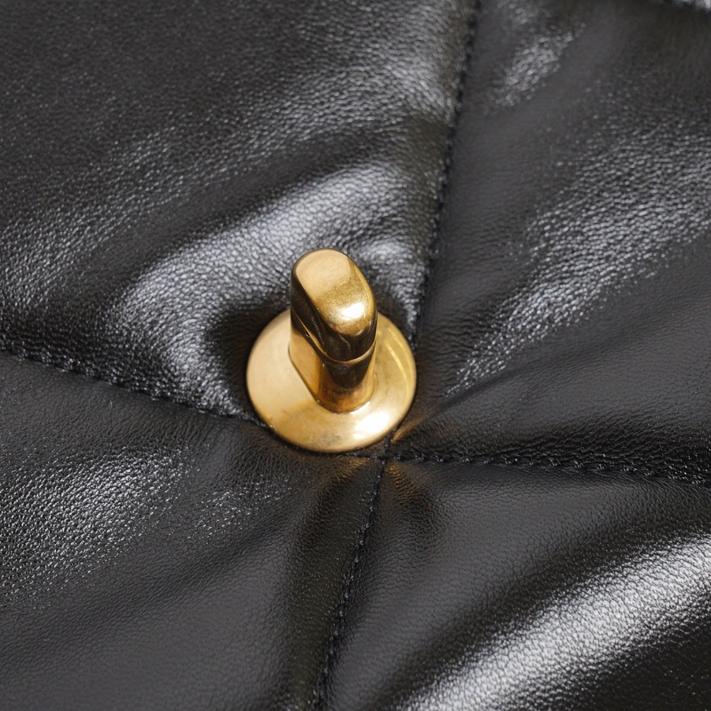 CHANEL 19 Bag 菱格紋羊皮手提肩背包 26 - 黑金-23