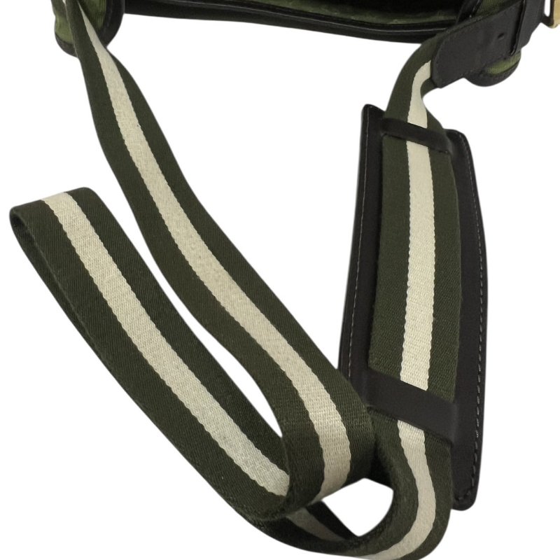 【美收精品】LV 綠色老花帆布肩背包 4-349-11