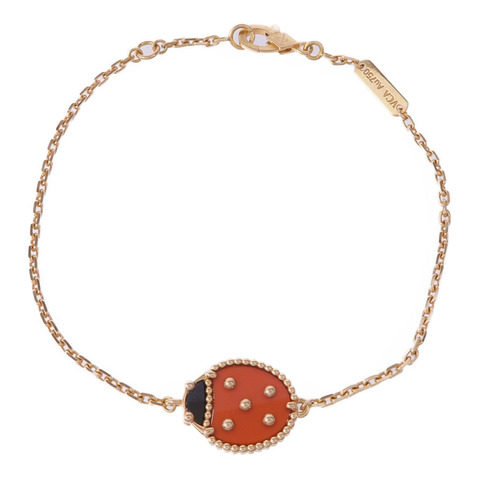 Van Cleef & Arpels 18K玫瑰金Lucky Spring手鏈