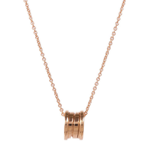 BVLGARI 18K玫瑰金B-Zero Necklace項鍊