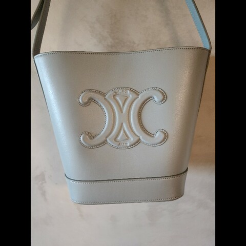 celine冰川藍凱旋門水桶包