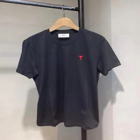 Ami Paris❣️ tee 男女均可 #S M L XL  黑色