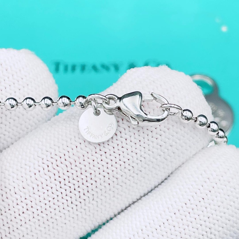 🌷Tiffany&Co.近新品愛心項鍊 |經典花紋✦fufu style 精品✦ 氣質款|蒂芬妮愛心項鍊-5